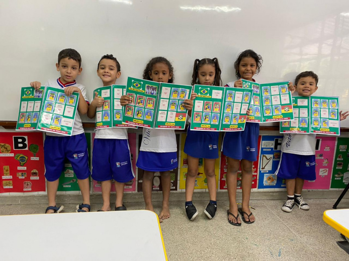 Projeto Copa do Mundo no Cmei Lídia Rocha Feitosa