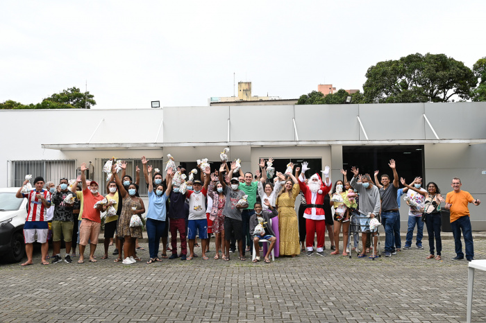 Almoço de Fim de Ano no Novo Abrigo