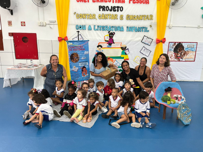 Lançamento do projeto institucional do Cmei Ernestina Pessoa
