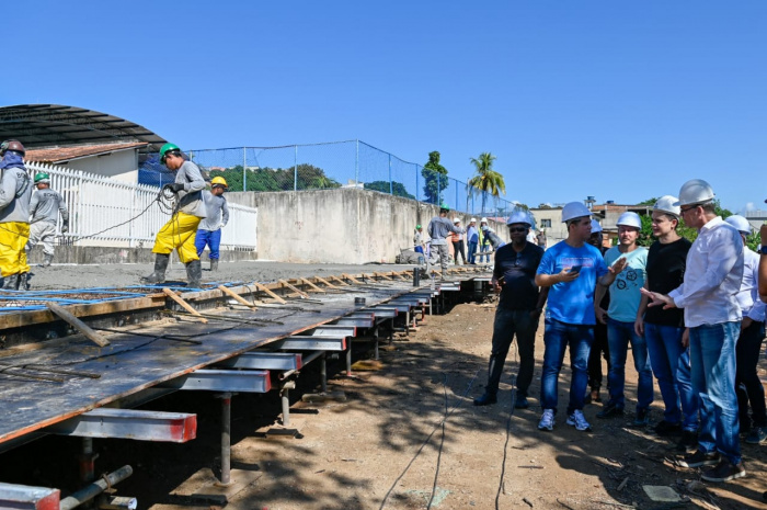 Visita técnica às obras da Orla de São Pedro
