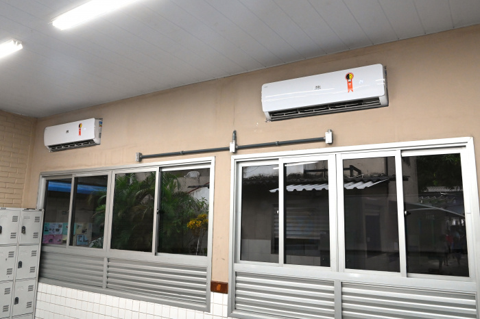 Entrega da Climatização da EMEF Maria Leonor Pereira da Silva