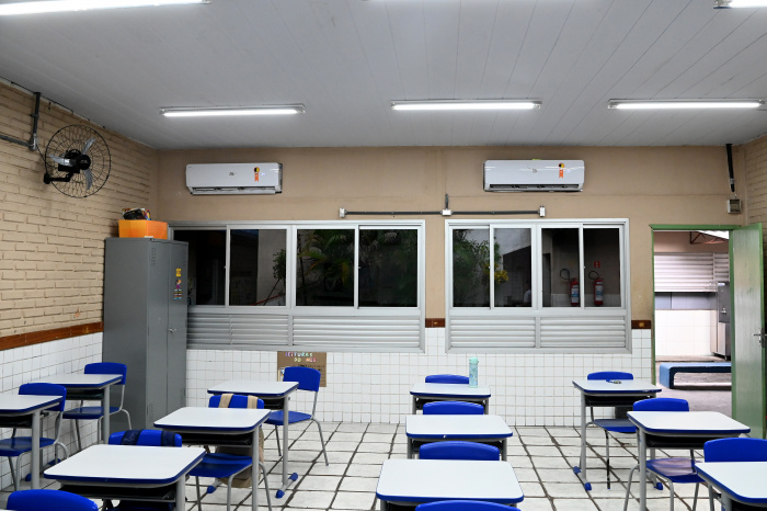 Entrega da Climatização da EMEF Maria Leonor Pereira da Silva