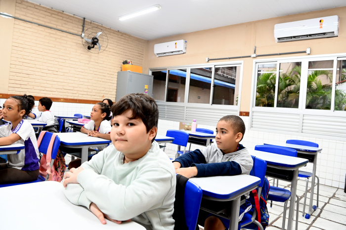 Entrega da Climatização da EMEF Maria Leonor Pereira da Silva
