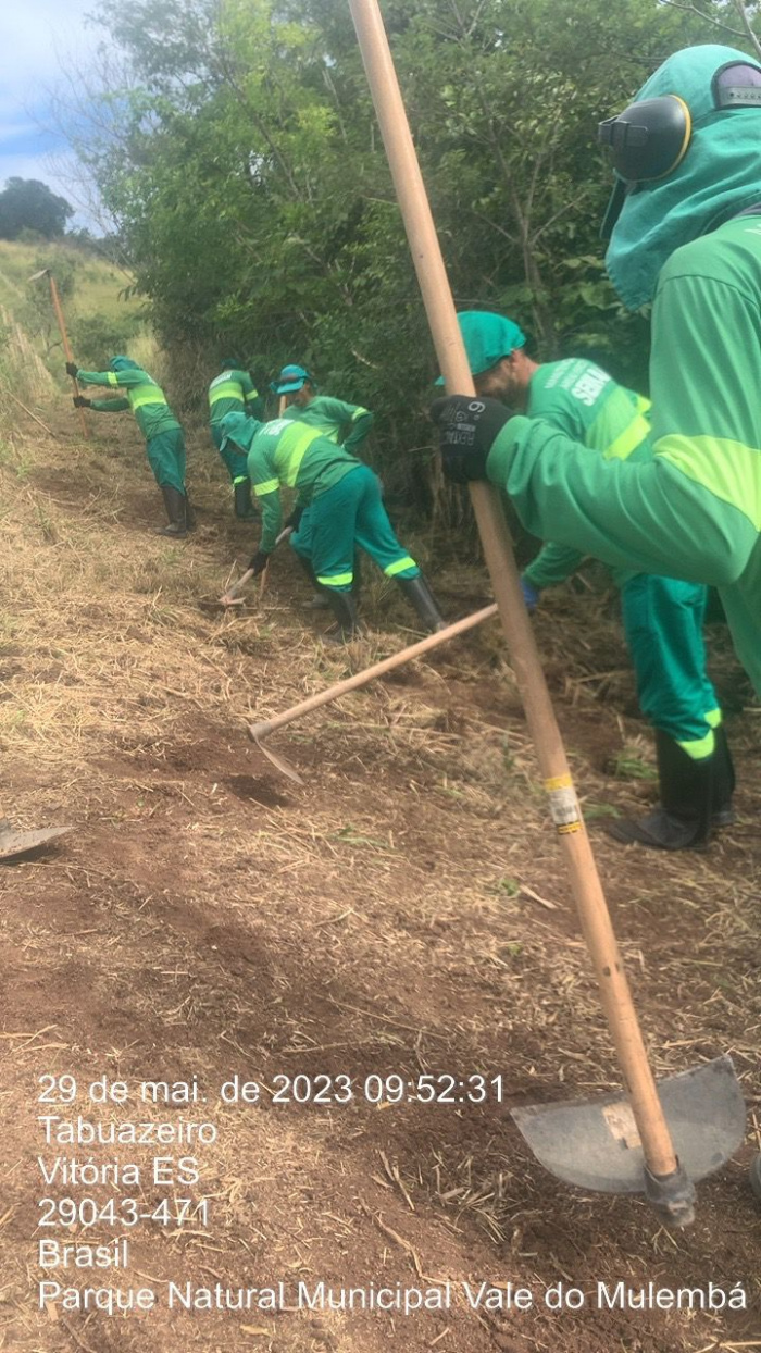 Parques naturais da capital contam com serviço de manutenção dos aceiros