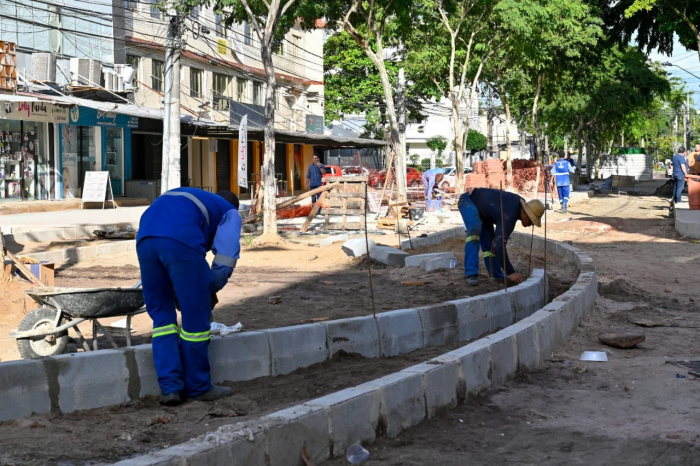 Visita às obras da Rua da Lama
