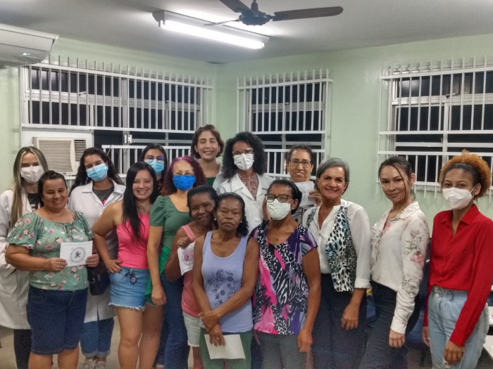 Ação educativa sobre saúde da mulher na UBS Santo Antônio