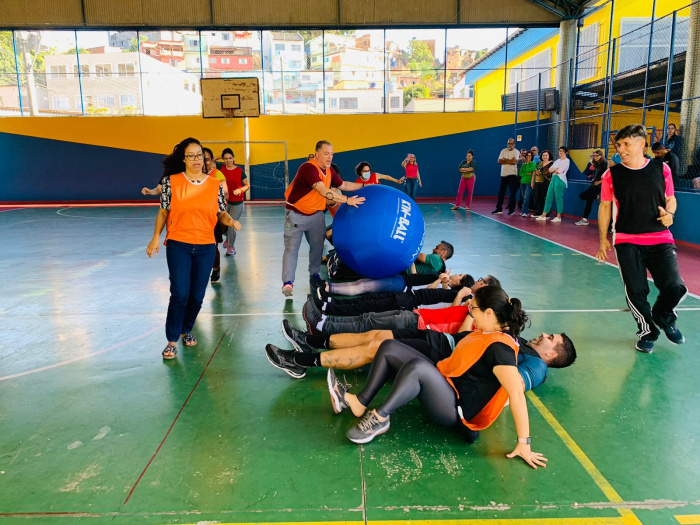 Formação com professores de Educação Física