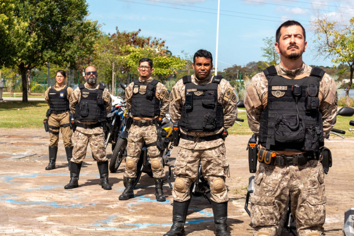 Guarda de Vitória participa de curso de pilotagem de moto