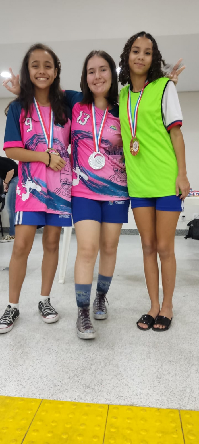 Campeões Xadrez Feminino Mirim