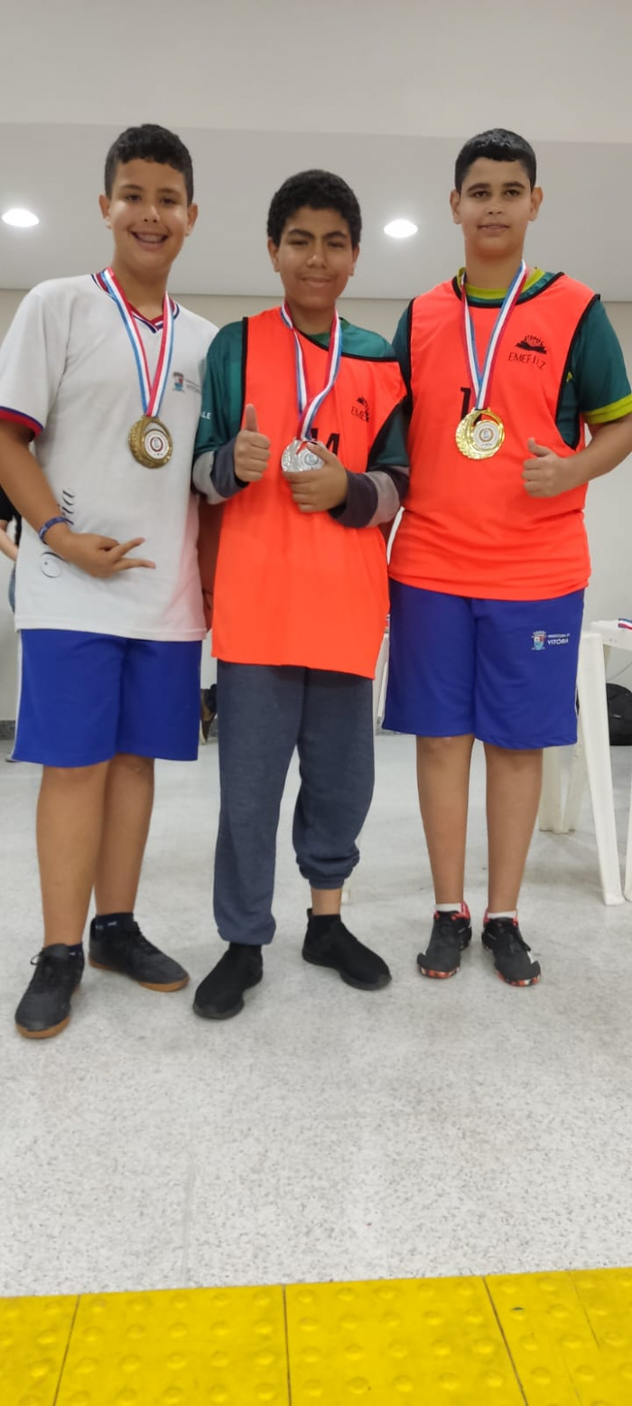 Campeões Xadrez Masculino Mirim