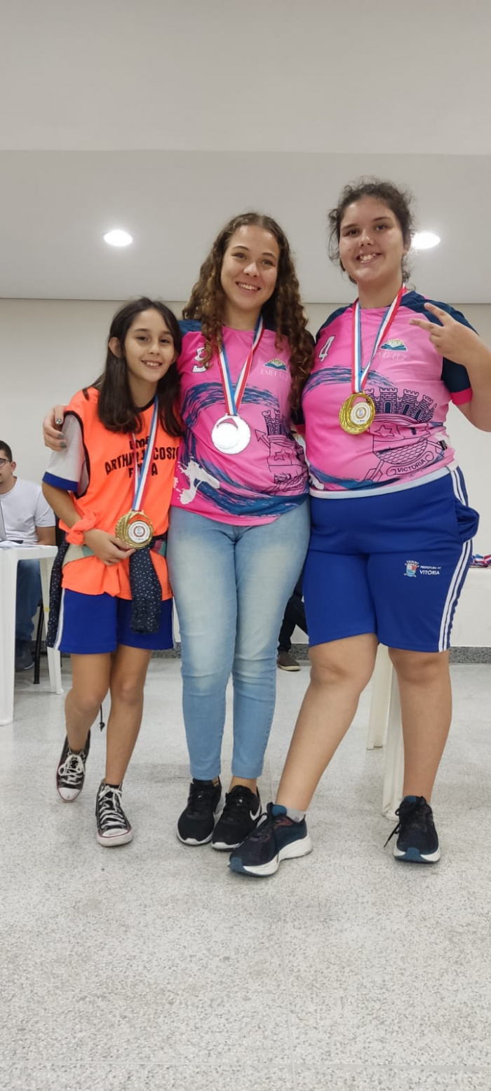 Campeões Xadrez Feminino Infantil