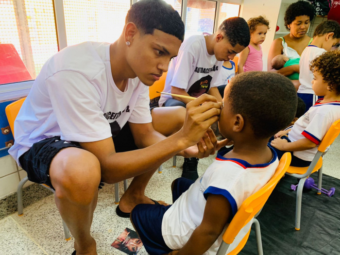 Cmei em São Pedro recebe estudantes de Linhares e realiza oficinas temáticas