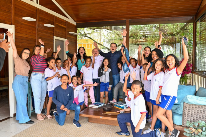 Encontro de Estudantes da Eletiva Chefs Brilhantes com Chef Juarez Campos.