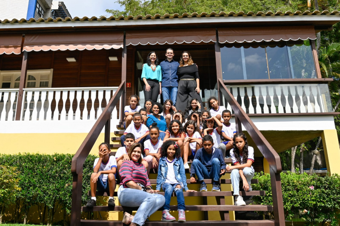 Encontro de Estudantes da Eletiva Chefs Brilhantes com Chef Juarez Campos.