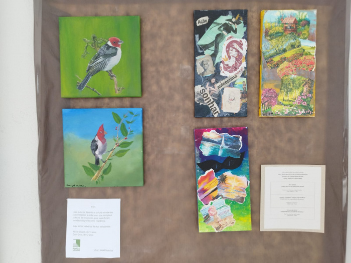 Exposição de trabalhos dos estudantes de Altas Habilidades