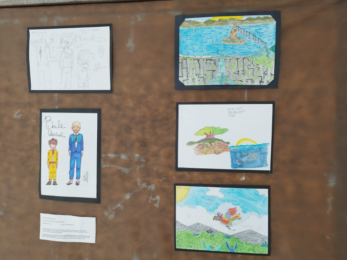 Exposição de trabalhos dos estudantes de Altas Habilidades