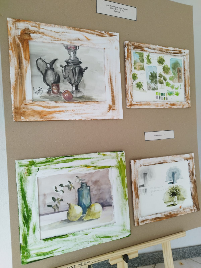 Exposição de trabalhos dos estudantes de Altas Habilidades