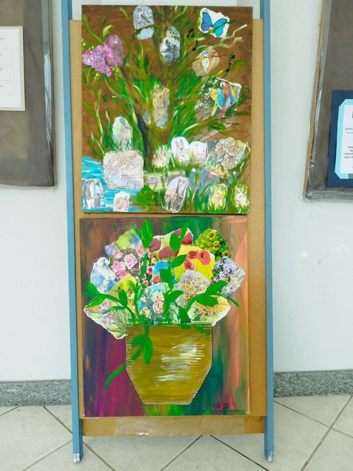 Exposição de trabalhos dos estudantes de Altas Habilidades