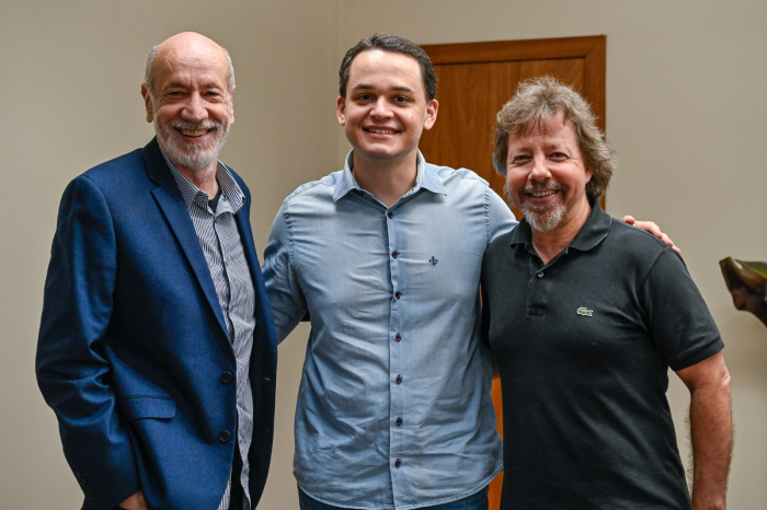 Edu Henning, Lorenzo Pazolini e Aridelmo Teixeira