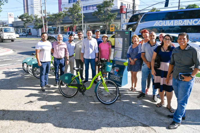 Entrega da Estação do Bike Vix de Santa Luzia