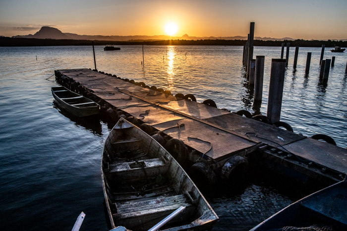 Ilha das Caieiras - Pôr do Sol