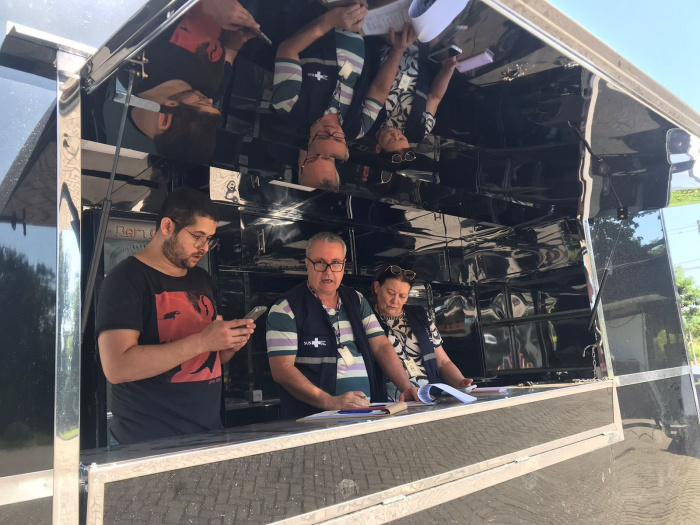 Vistoria da Vigilância Sanitária nos Food Truck´s