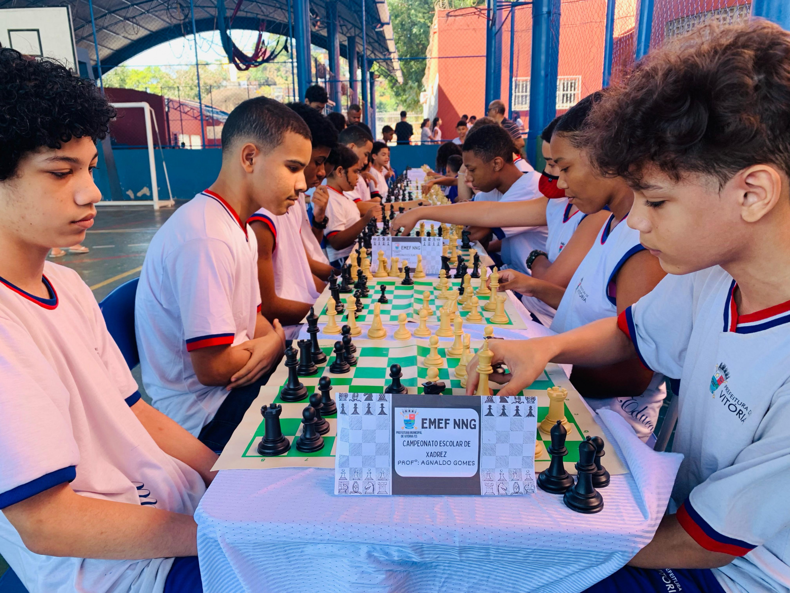 Campeonato de xadrez cativa estudantes da Emef Neusa Nunes Gonçalves –  Prefeitura de Vitória