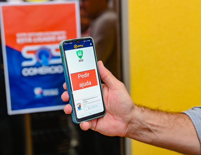 SOS Comércio - Conexão Lojista, Aplicativo e CIOM (Central Integrada de Operações e Monitoramento)