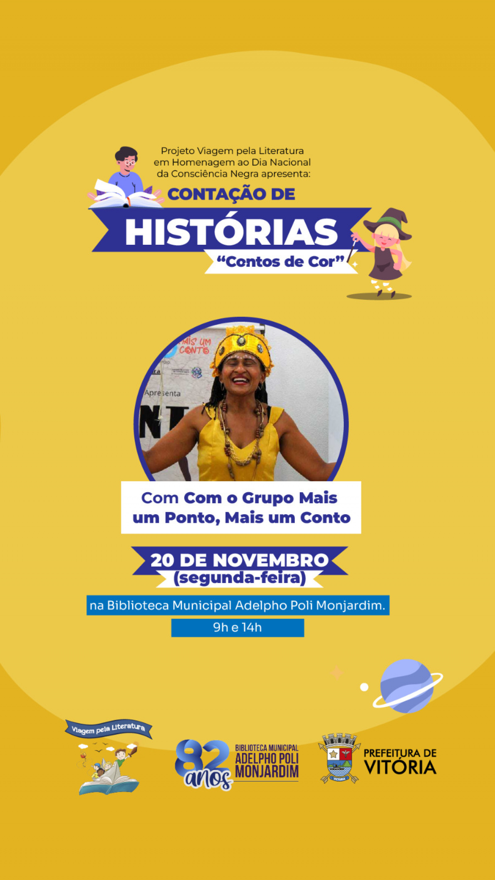 Novembro traz muitas histórias, jogos e música à Biblioteca Infantil —