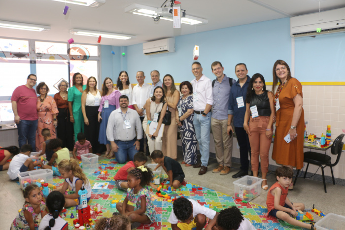 Visita ao Cmei Silvanete da Silva Rosa Rocha, no bairro Grande Vitória