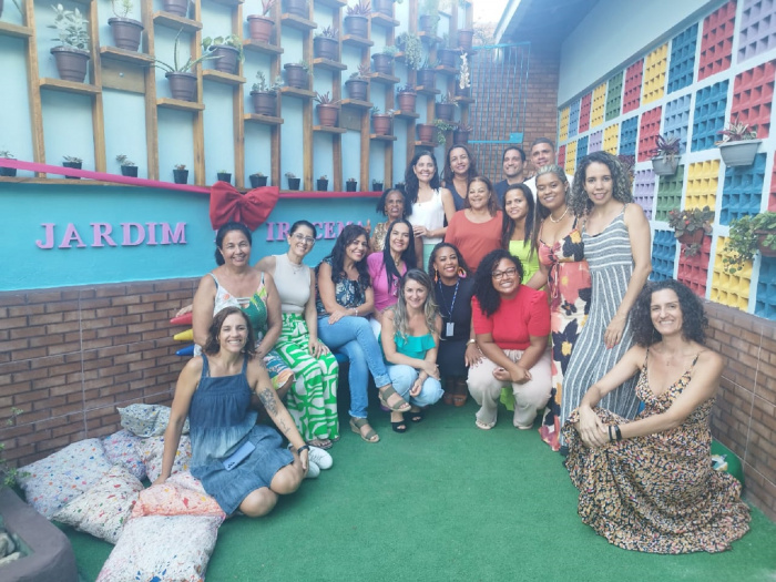 Inauguração do "Jardim de Iracema" no Cmei Dom João Batista da Motta e Albuquerque