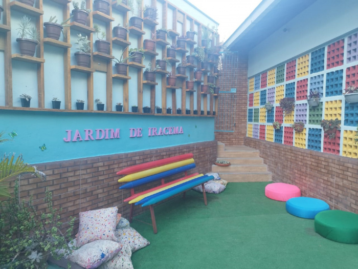 Inauguração do "Jardim de Iracema" no Cmei Dom João Batista da Motta e Albuquerque