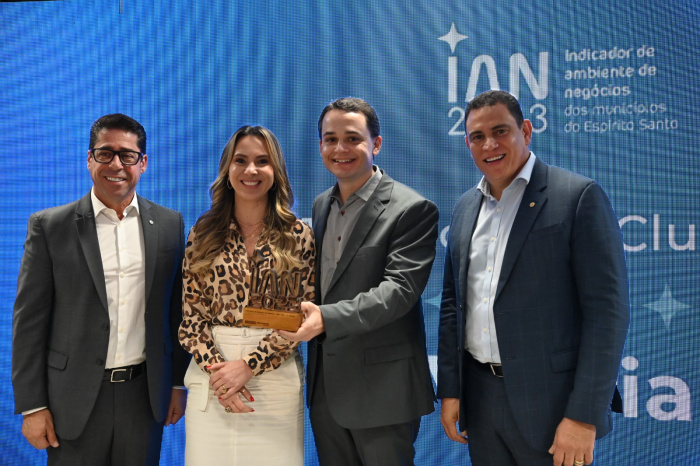 Entrega do Prêmio IAN Indicador do Ambiente de Negócios