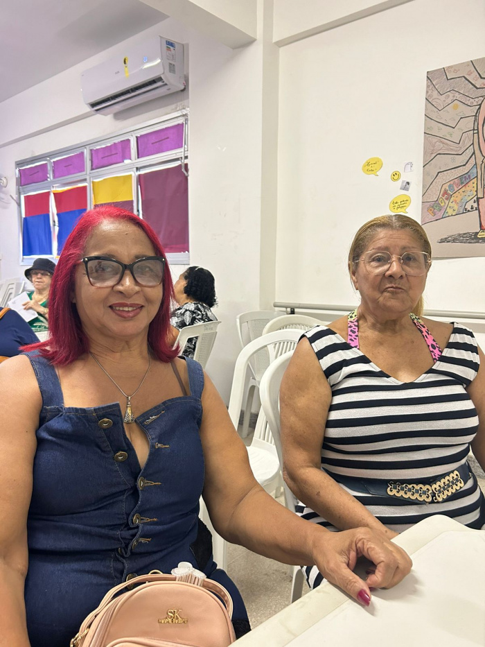 As amigas Maria e Maria do Carmo