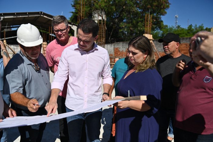 Visita técnica às obras do Cras de Itararé