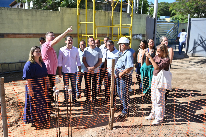 Visita técnica às obras do Cras de Itararé