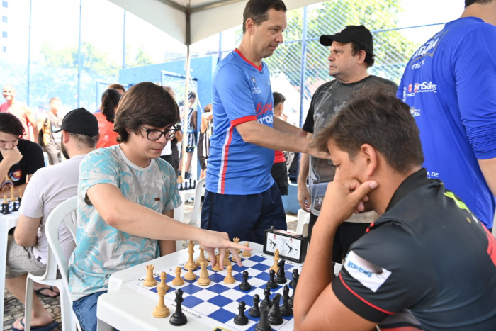 Evento "Esporte por Vitória" na Praça do Cauê