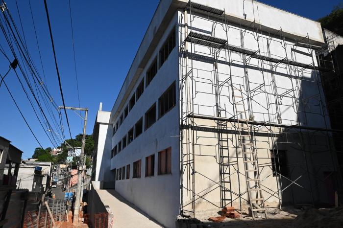 Visita Obras EMEF Paulo Roberto São Benedito