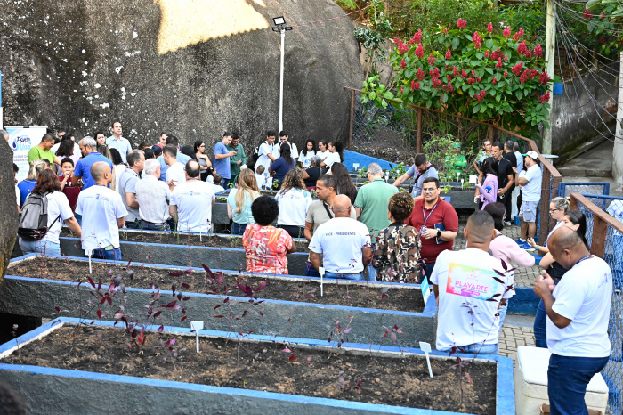 Dia Mundial do Meio Ambiente Inaugiração de Fonte Natural no Morro do Romão