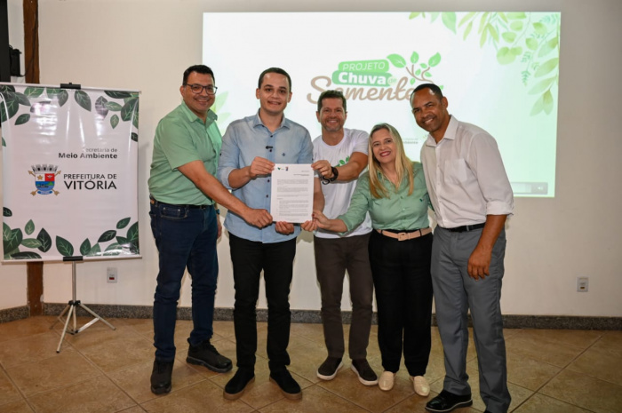Prefeitura de Vitória e Vale anunciam lançamento do Projeto Chuva de Sementes