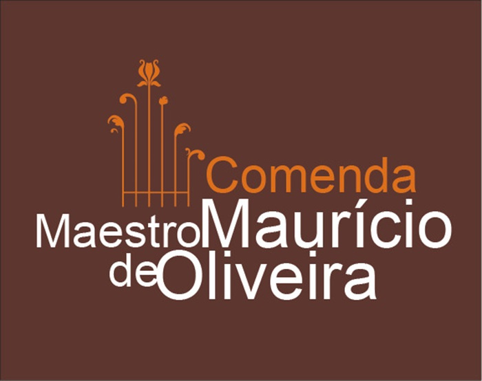 Logomarca comenda Maurício de Oliveira
