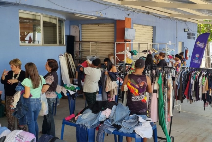 Cabide Solidário na Casa do Cidadão