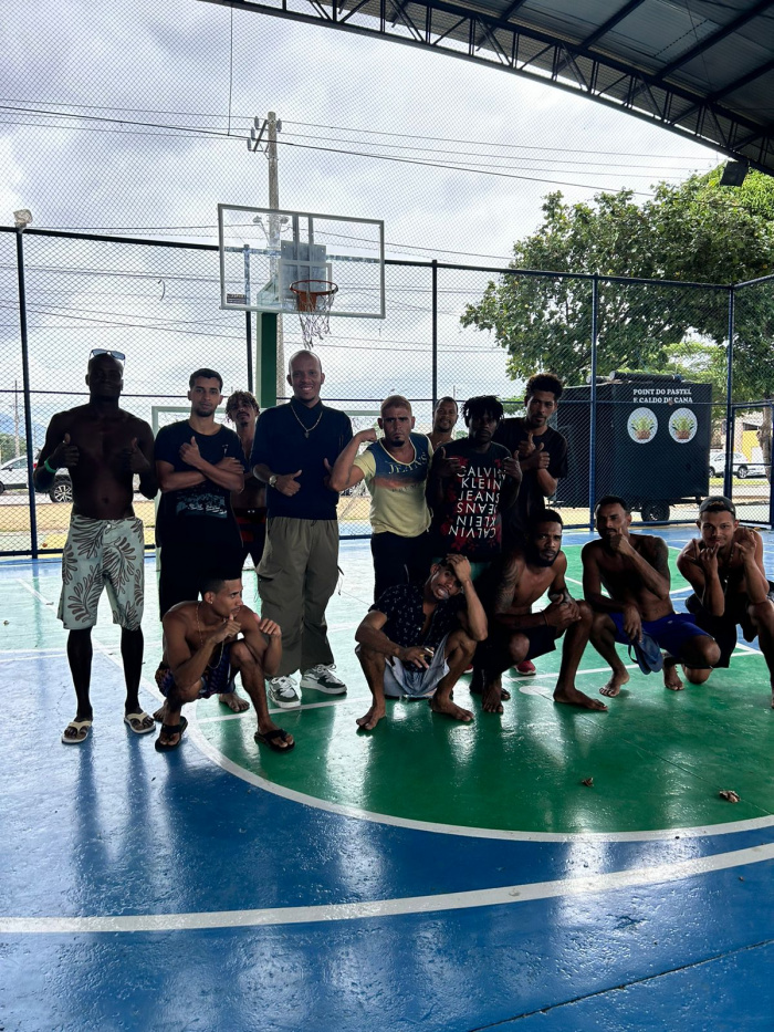 Usuários do Centro Pop se preparam para a Copa Pop