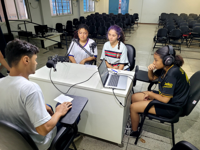 Podcast na Emef João Bandeira