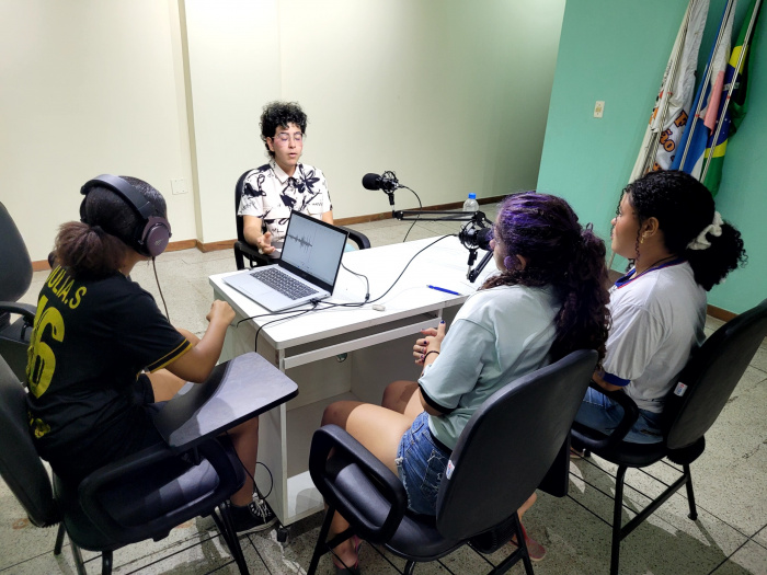 Podcast na Emef João Bandeira