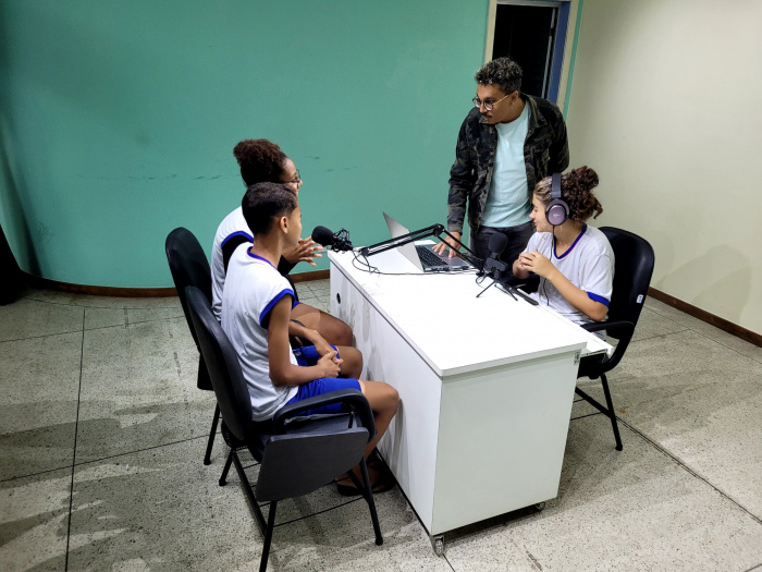 Podcast na Emef João Bandeira