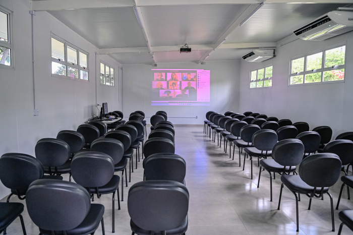 Inauguração do Módulo Auditório na Praça da Ciência