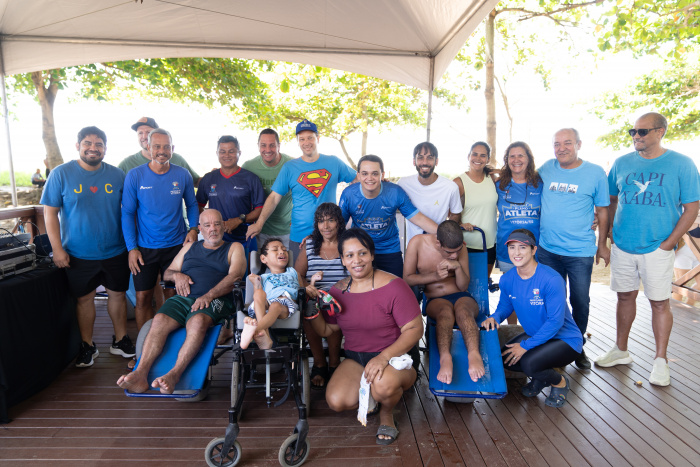 Lançamento do segundo ponto de Praia Acessível em Vitória - Jardim Camburi