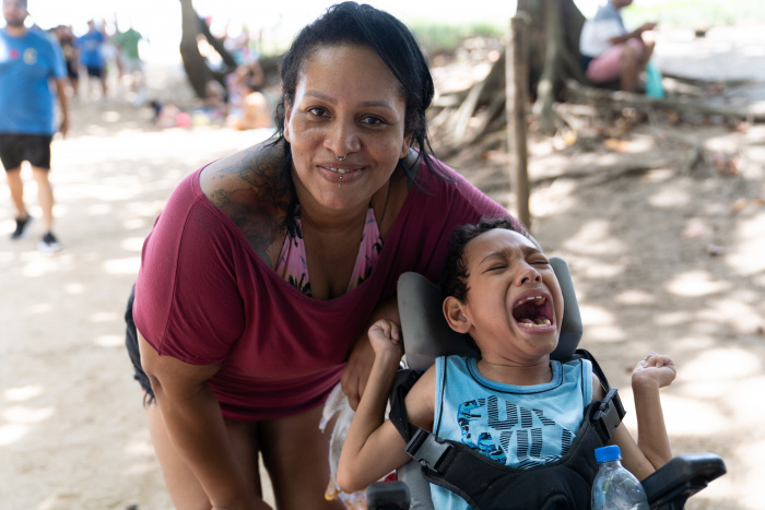 Lançamento do segundo ponto de Praia Acessível em Vitória - Jardim Camburi