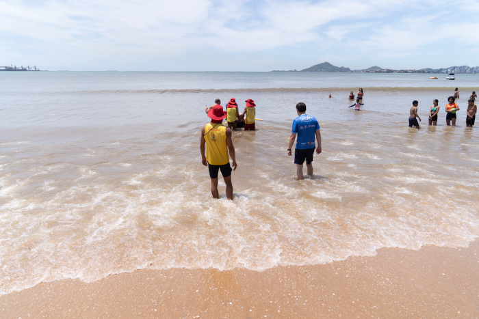 Lançamento do segundo ponto de Praia Acessível em Vitória - Jardim Camburi